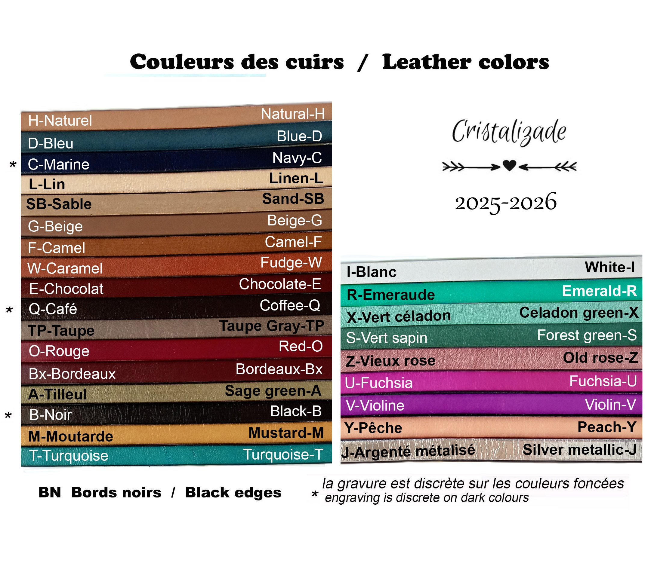 Bracelet cuir double en duo décoré d'une plume argentée