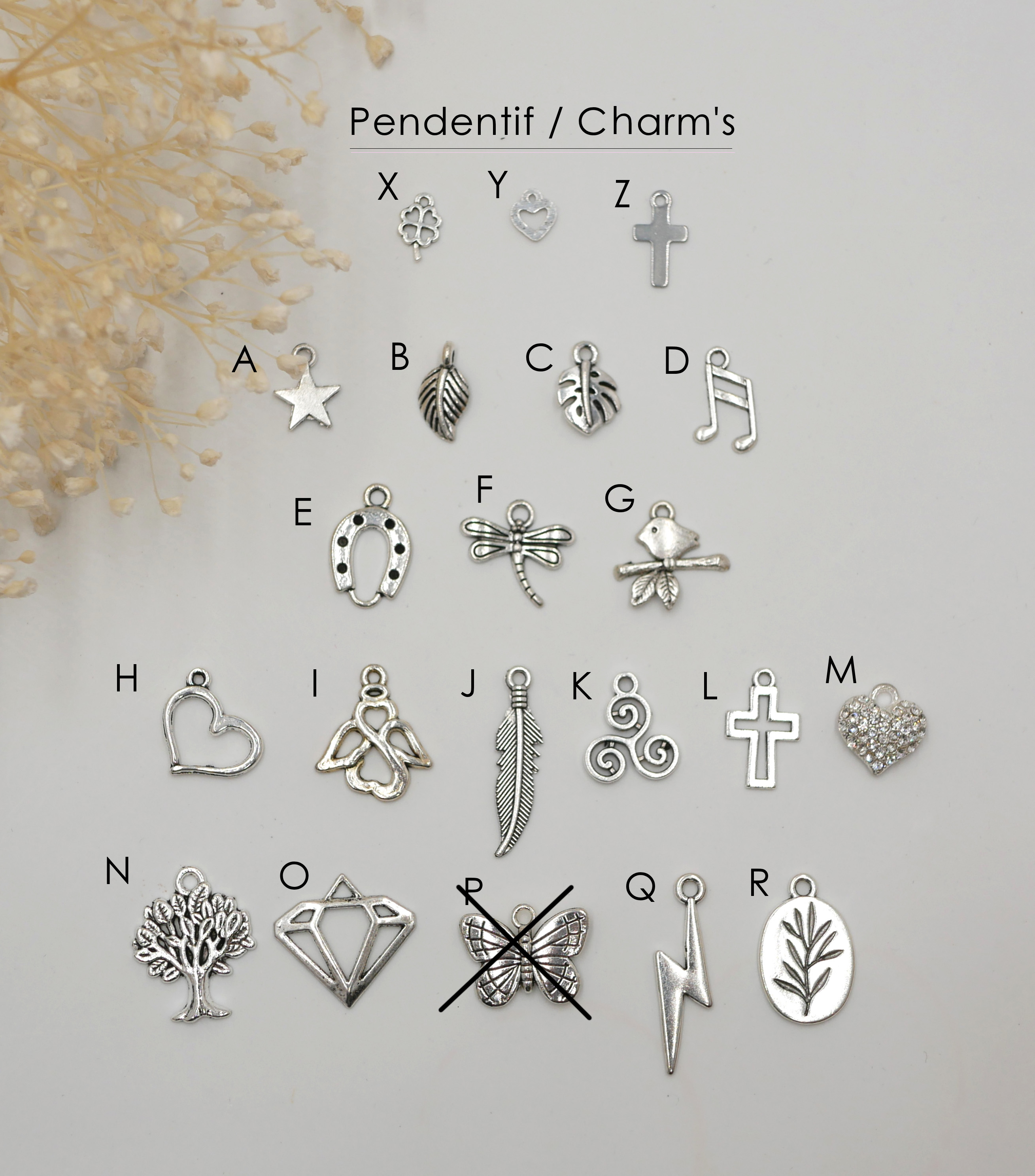 Bracelet double cuir bleu ciel à surpiqûres avec pendentif au choix