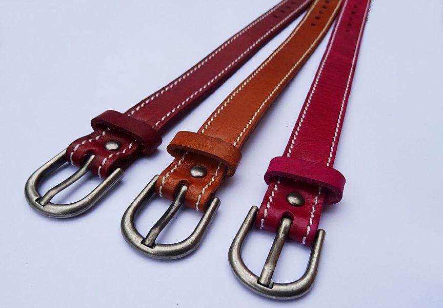 Bracelet en cuir Rubis couture &agrave; personnaliser