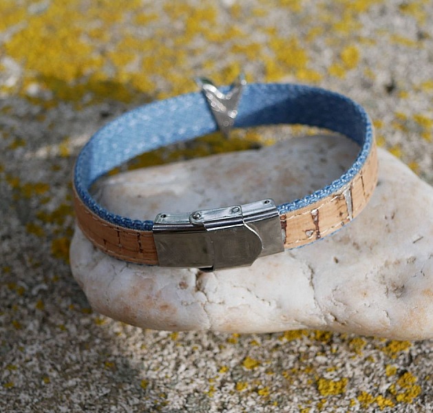Bracelet li&egrave;ge & jean's &eacute;toile de mer