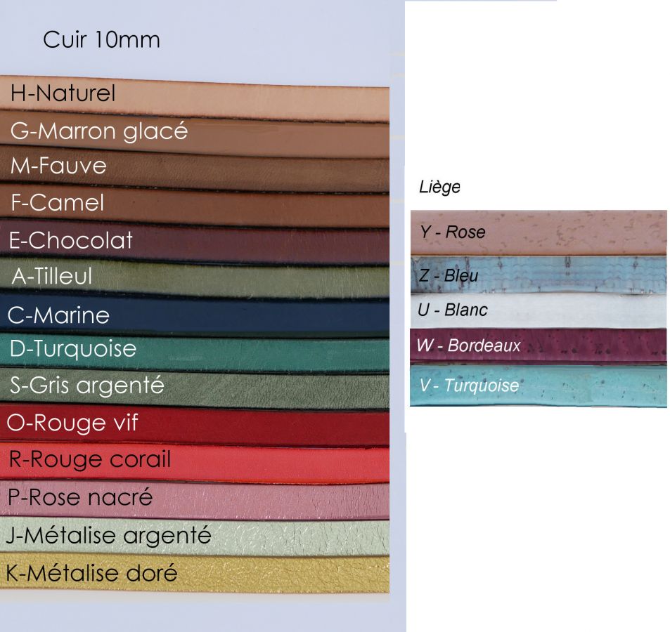 Bracelet Mètre en cuir double tour personnalisable avec fermoir ajustable