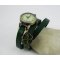 Montre bracelet Trèfle et sequin vert esprit Saint Patrick
