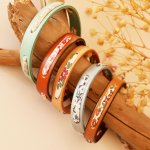 Bracelet Florâme à personnaliser cordon Liberty et couleur cuir
