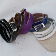 Un autre bracelet cuir pour votre montre argent 