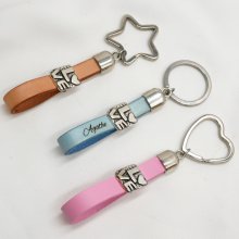 Porte-clés Love en cuir personnalisable par gravure