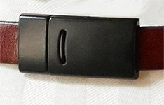 Fermoir magnétique noir (+ 3.00 €)